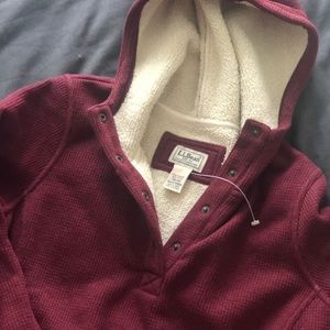 L.L.Bean women’s fleece hoodie